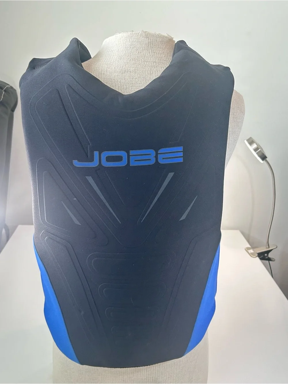 Men’s Black and Blue Neoprene Swim Hybrid Vest